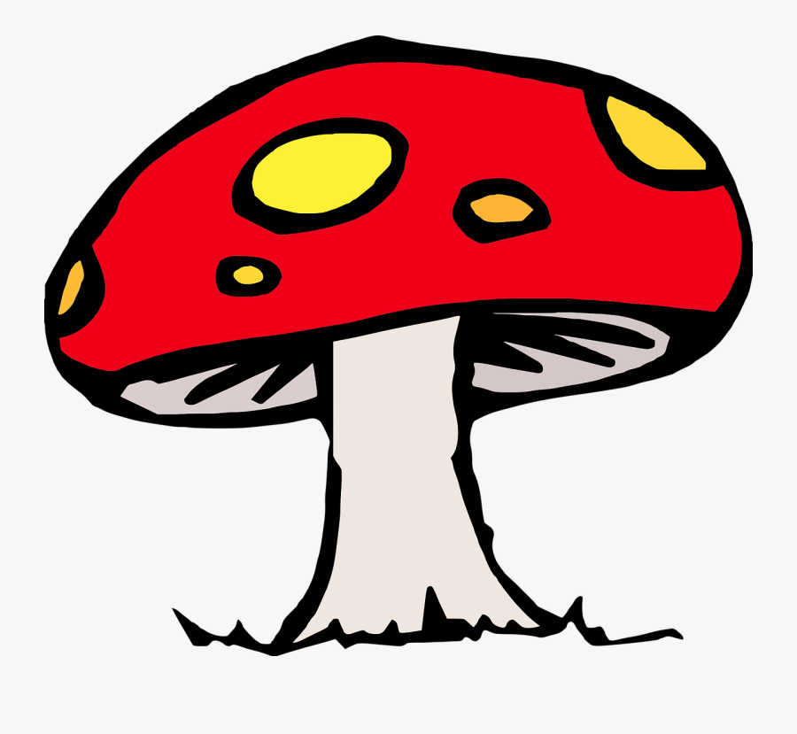 Mushroom Clip Art, Transparent Clipart