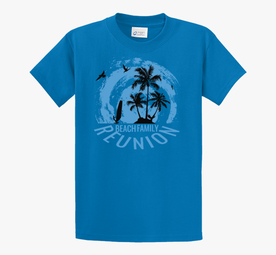 Beachfamilyvacatoin - Reunion T Shirt Design, Transparent Clipart