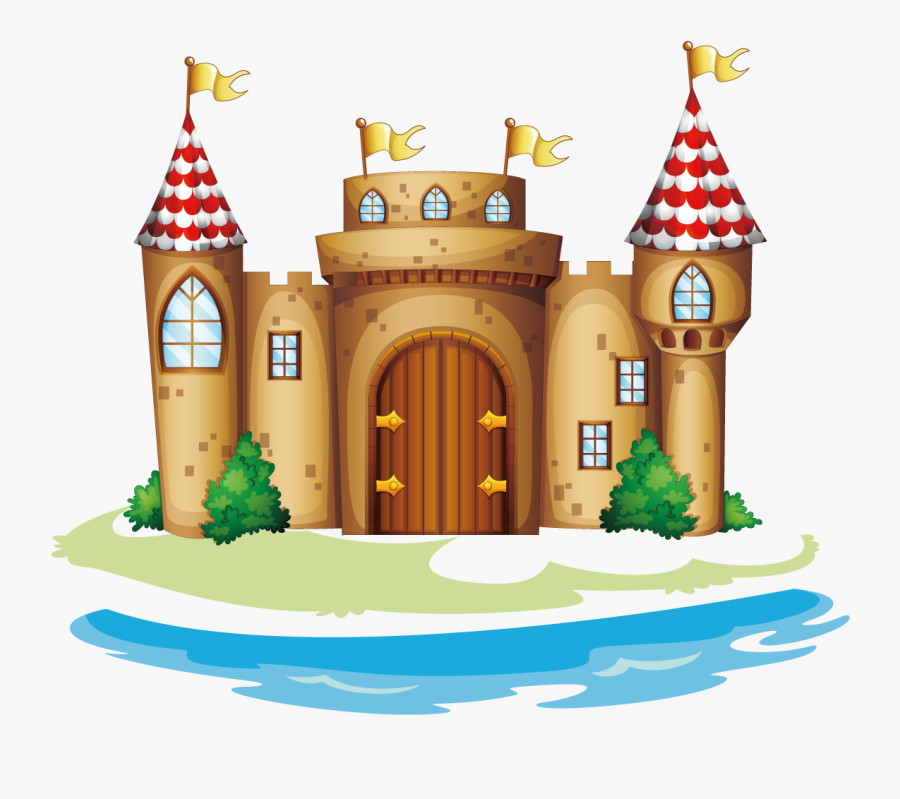 Vector Fairy Tale Transprent - Castle Cartoon, Transparent Clipart