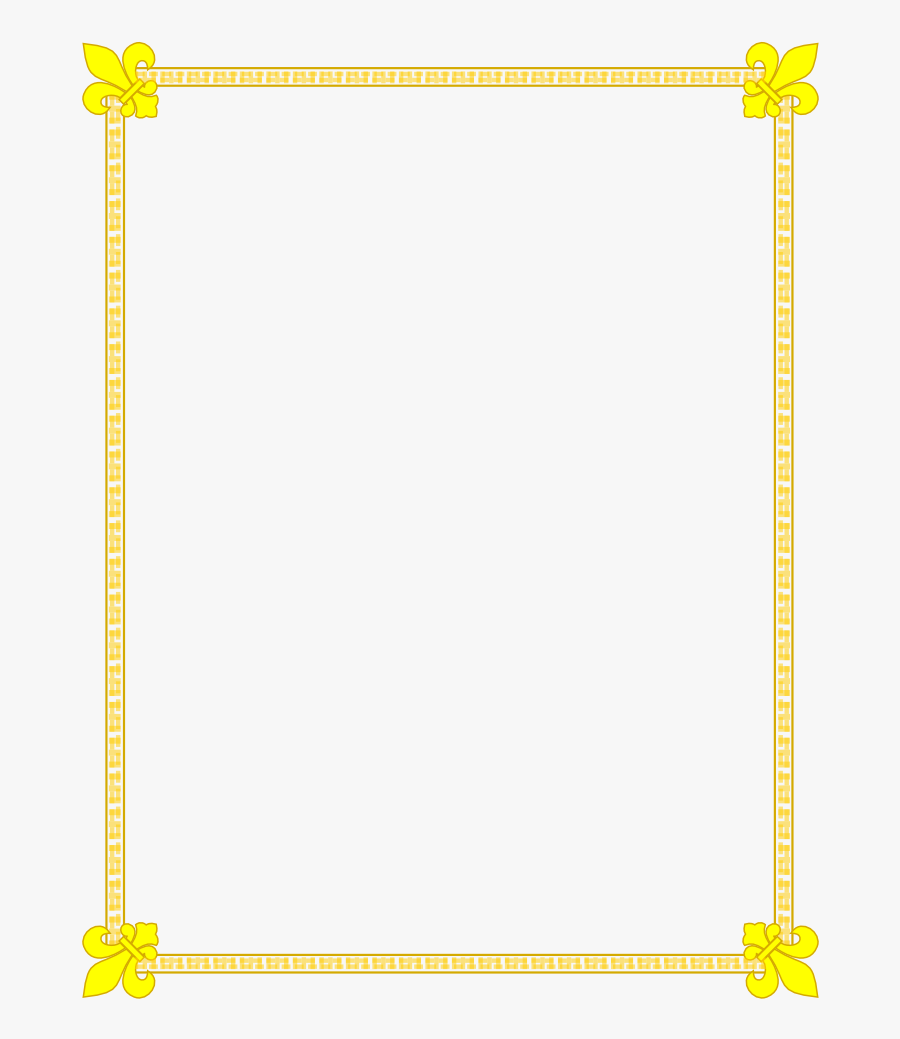 Transparent Free Fleur De Lis Clipart - Picture Frame, Transparent Clipart