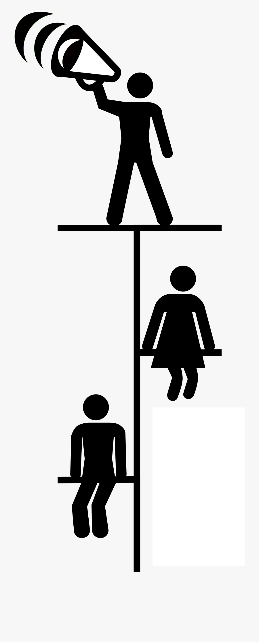 Rungs Of Social Ladder, Transparent Clipart