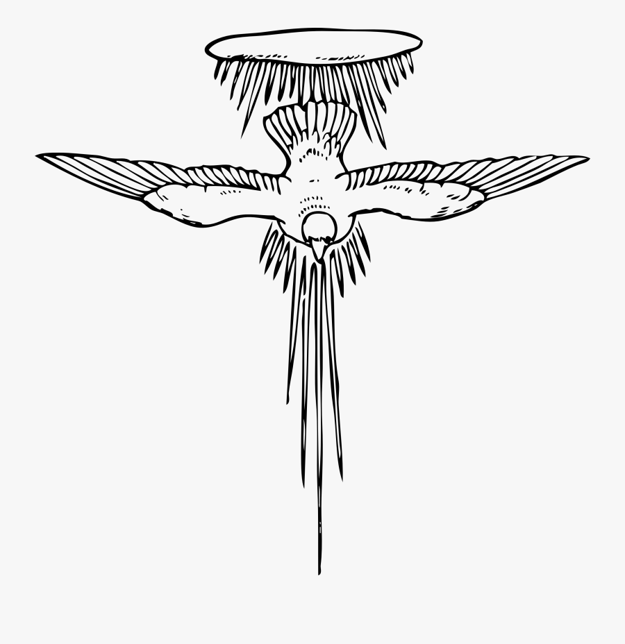 Holy Spirit Clip Art Free - Holy Spirit Line Art, Transparent Clipart