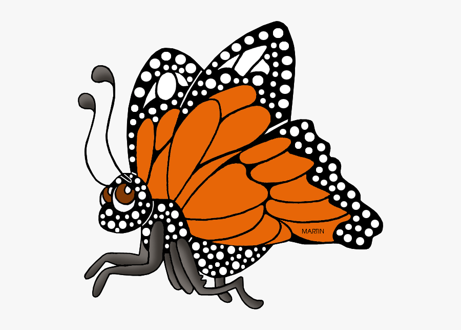 West Virginia State Butterfly - Monarch Butterfly State Insect Of Texas, Transparent Clipart