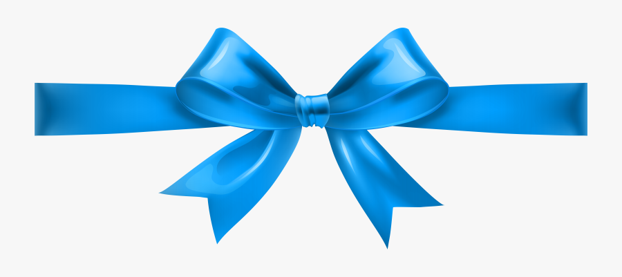 Blue Christmas Bow Png - Transparent Background Pink Ribbon Bow Png, Transparent Clipart