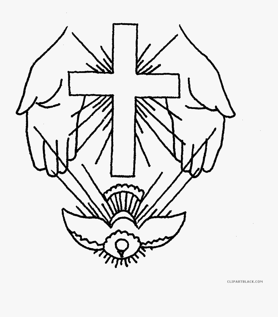Holy Spirit Dove Clipart - Holy Spirit Dove Clipart Black And White, Transparent Clipart