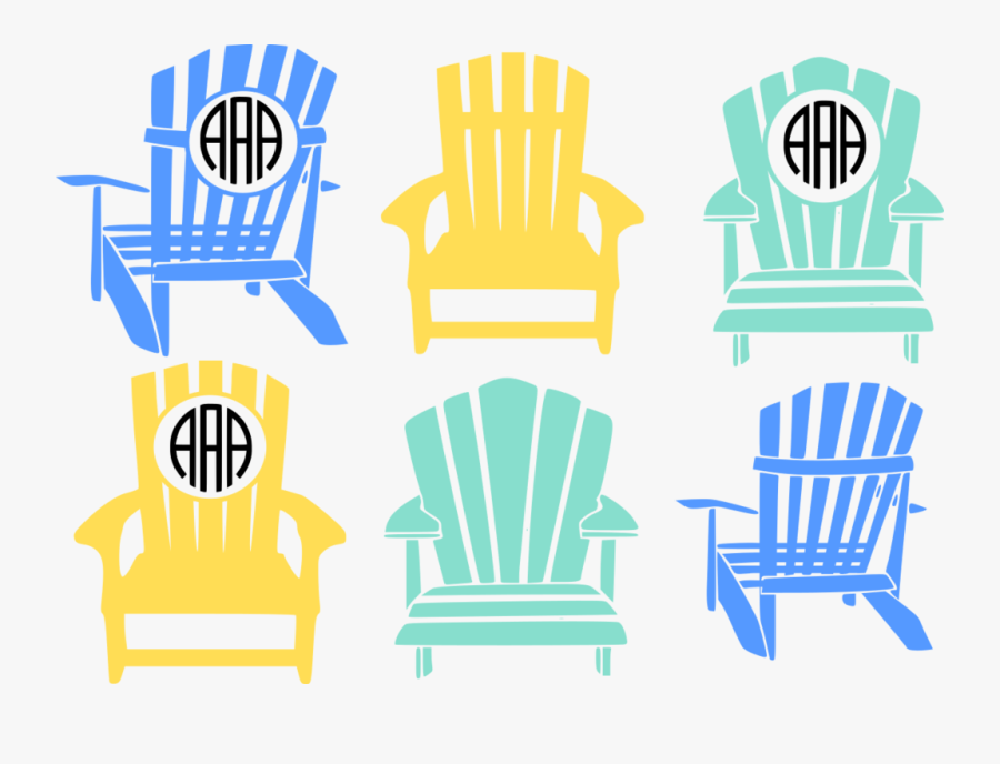 Clip Art Beach Chair Svg - Clip Art Beach Chair Silhouette, Transparent Clipart