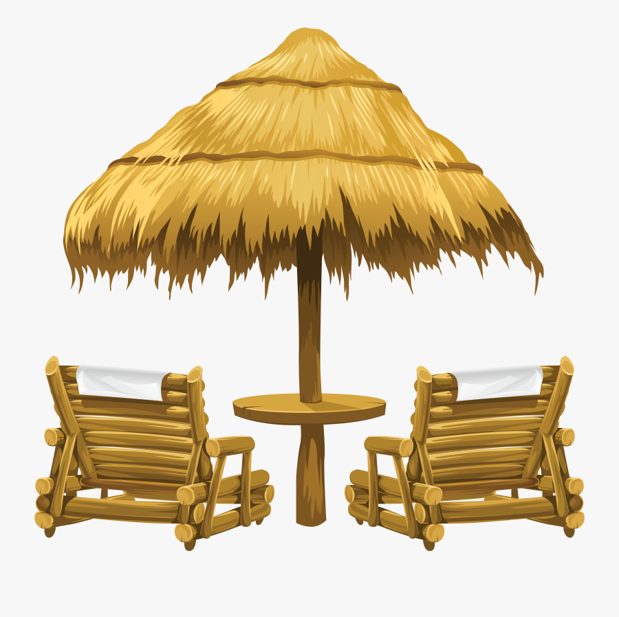 Transparent Background Beach Chair Clipart, Transparent Clipart