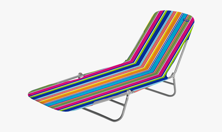 Vintage Beach Lounge Chair - Beach Chair Transparent Background, Transparent Clipart
