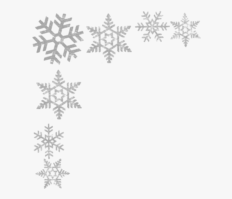 Snowflake Border Png - Transparent Background Snowflake Border, Transparent Clipart