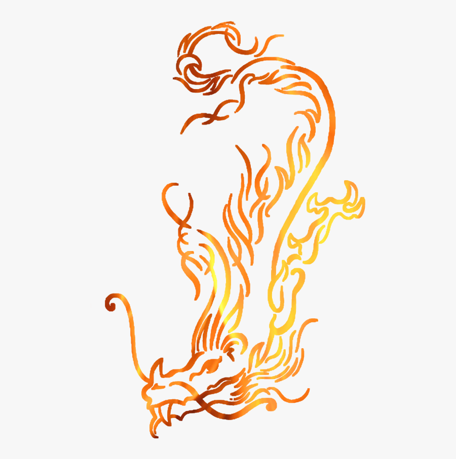 Fire Dragon Clipart - Chinese Dragon Breathing Fire, Transparent Clipart