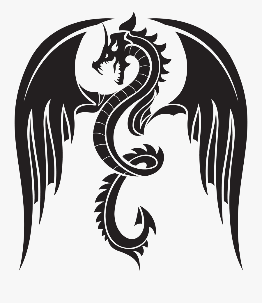 Tattoo Desktop Wallpaper Chinese Dragon Free Download - Dragon Logo Transparent Background, Transparent Clipart