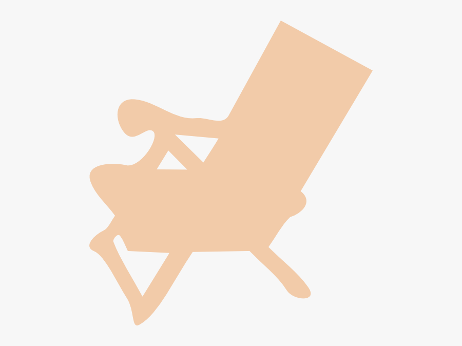 Beach Chair Reverse Clip Art At Clker, Transparent Clipart