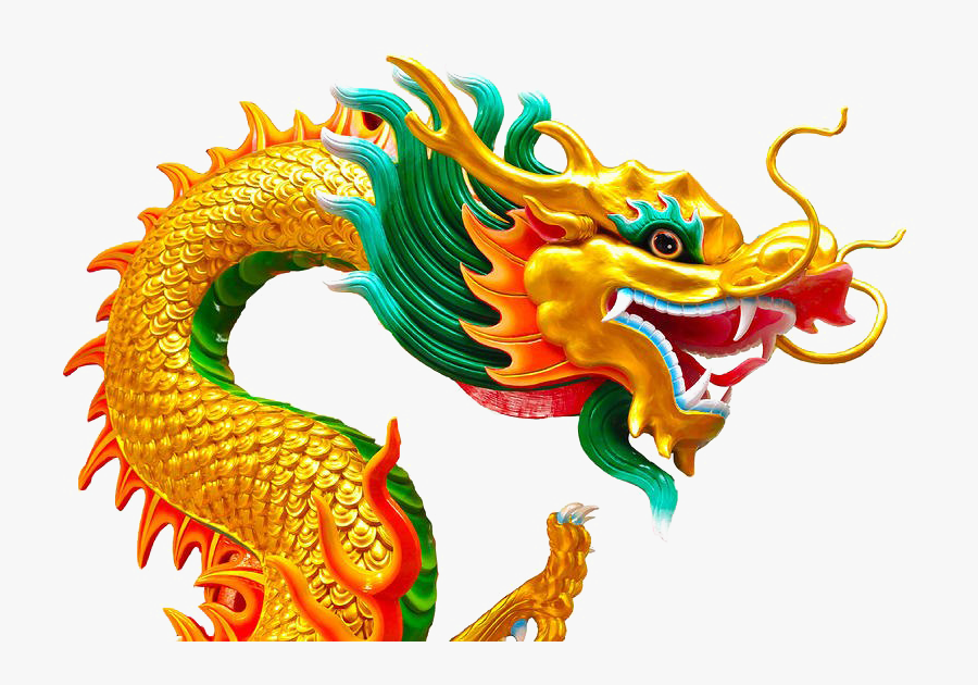 Chinese Dragon White Background, Transparent Clipart