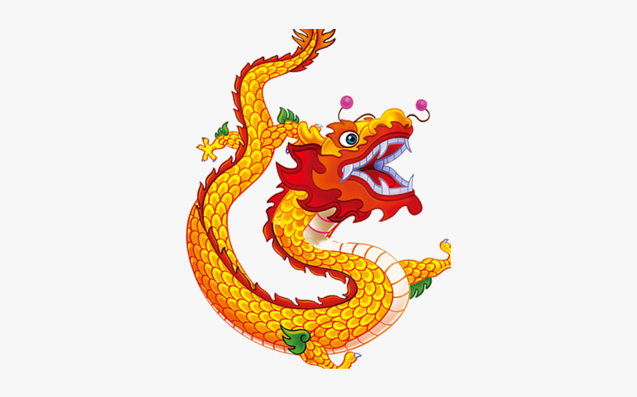 Chinese Dragon Cartoon - Cartoon Chinese Lion, Transparent Clipart