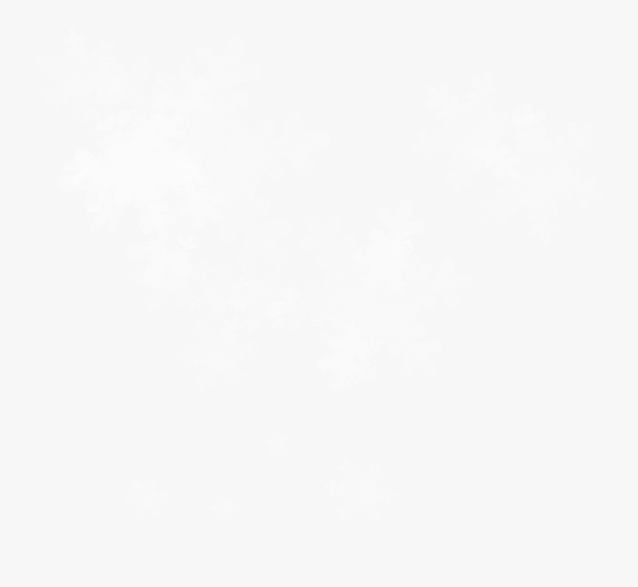 Snowflakes Border Png - Beige, Transparent Clipart