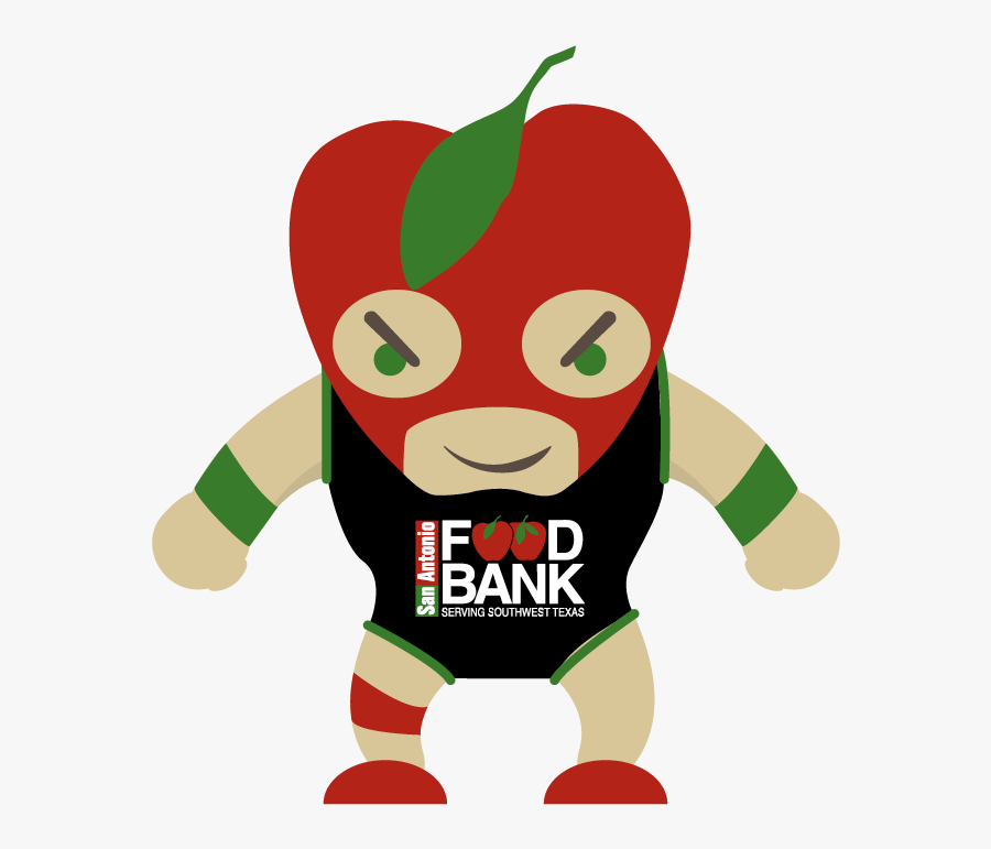 Clipart Freeuse Chili Vector Mascot - San Antonio Food Bank, Transparent Clipart