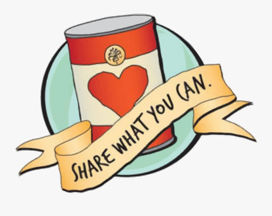 Transparent Can Clipart - Give What You Can Food Drive, Transparent Clipart