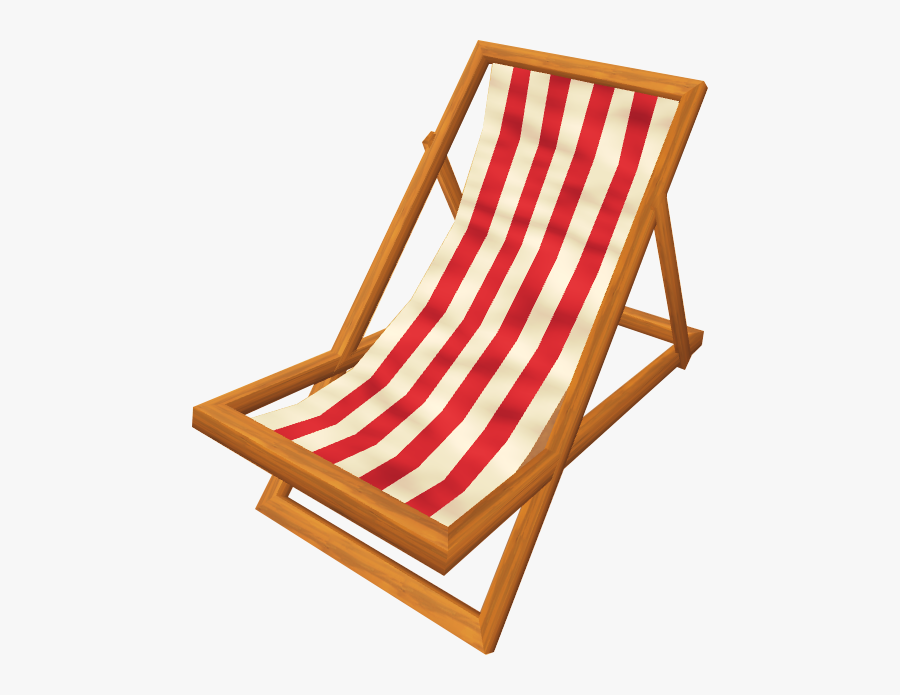 Chair Clipart Deck Chair - Red Beach Chair Png, Transparent Clipart