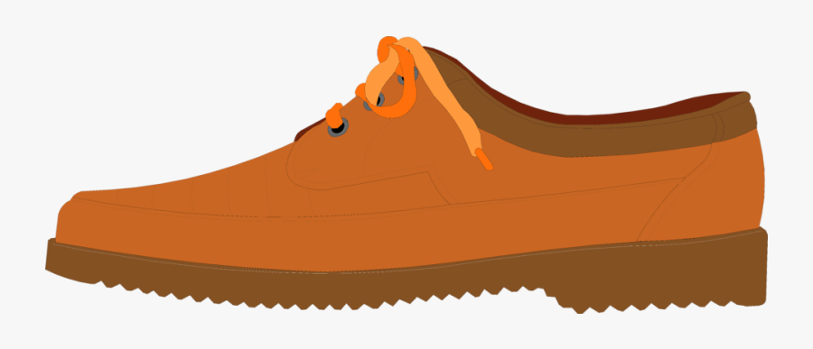 Clip Art Free Stock Photo Illustration - Brown Shoe Clipart, Transparent Clipart