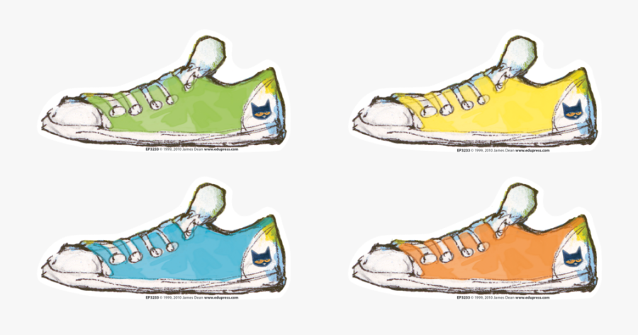Pete The Cat Shoe Clipart - Clip Art Pete The Cat School Shoes, Transparent Clipart