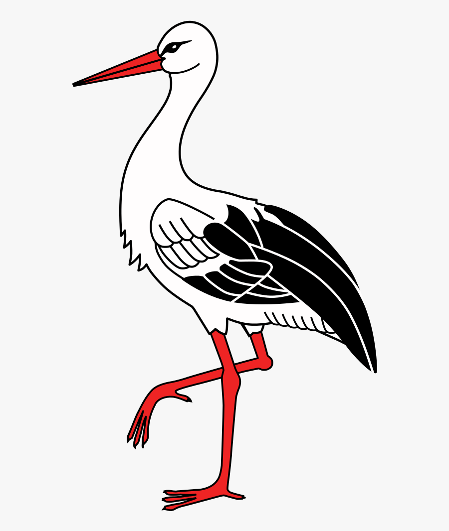 Stork Clipart Crane - Stork Clipart, Transparent Clipart