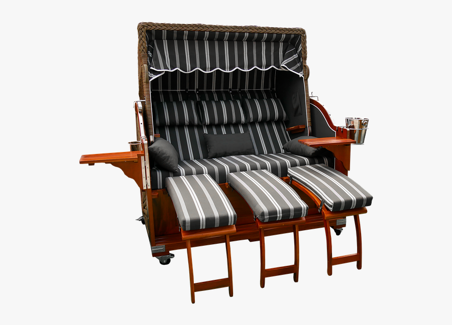 Holidays Travel Vacations Beach Chair Rest - Sleeper Chair, Transparent Clipart