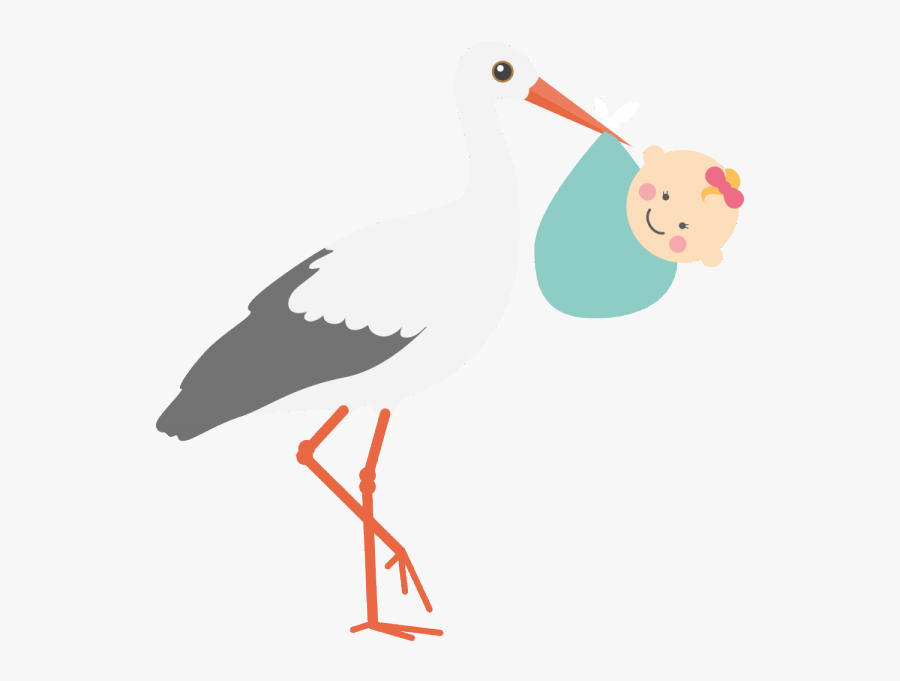 Stork Clipart Surrogacy - Stork Transparent Background Free, Transparent Clipart