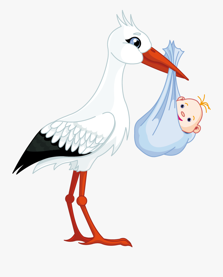 Stork Baby Png, Transparent Clipart