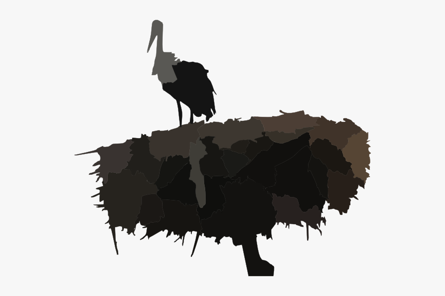 Stork, Transparent Clipart