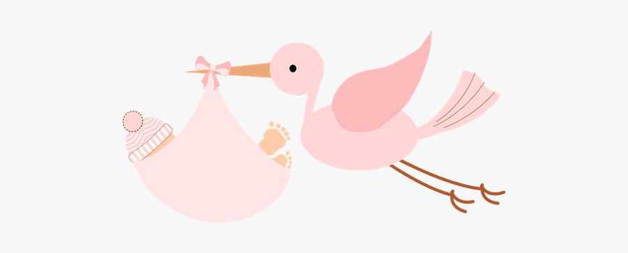 Stork Clipart Baby Bundle - Illustration, Transparent Clipart