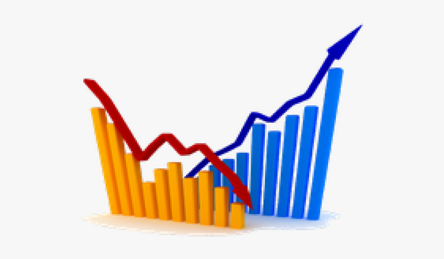 Stock Market Clipart - Graphs Up And Down, Transparent Clipart