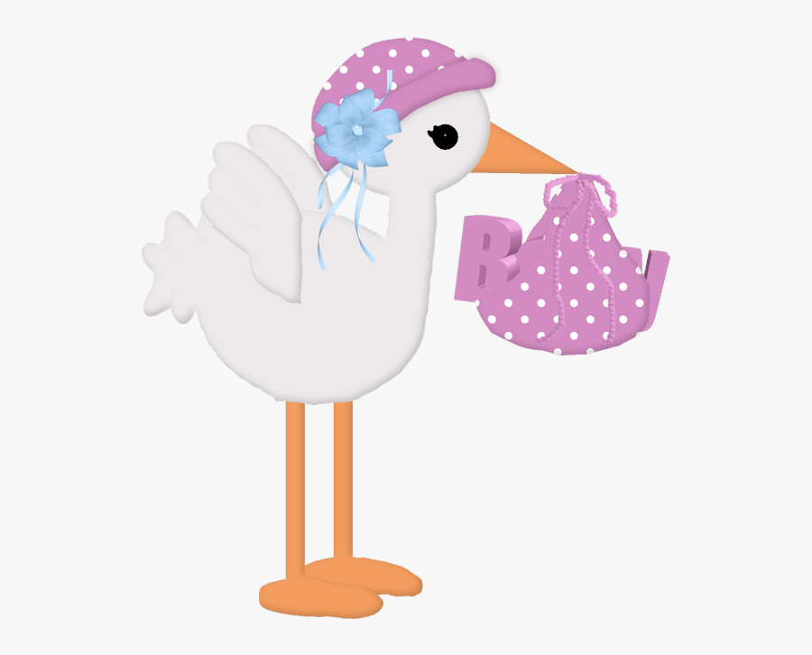 Cigueña Baby Shower Caricatura Png, Transparent Clipart