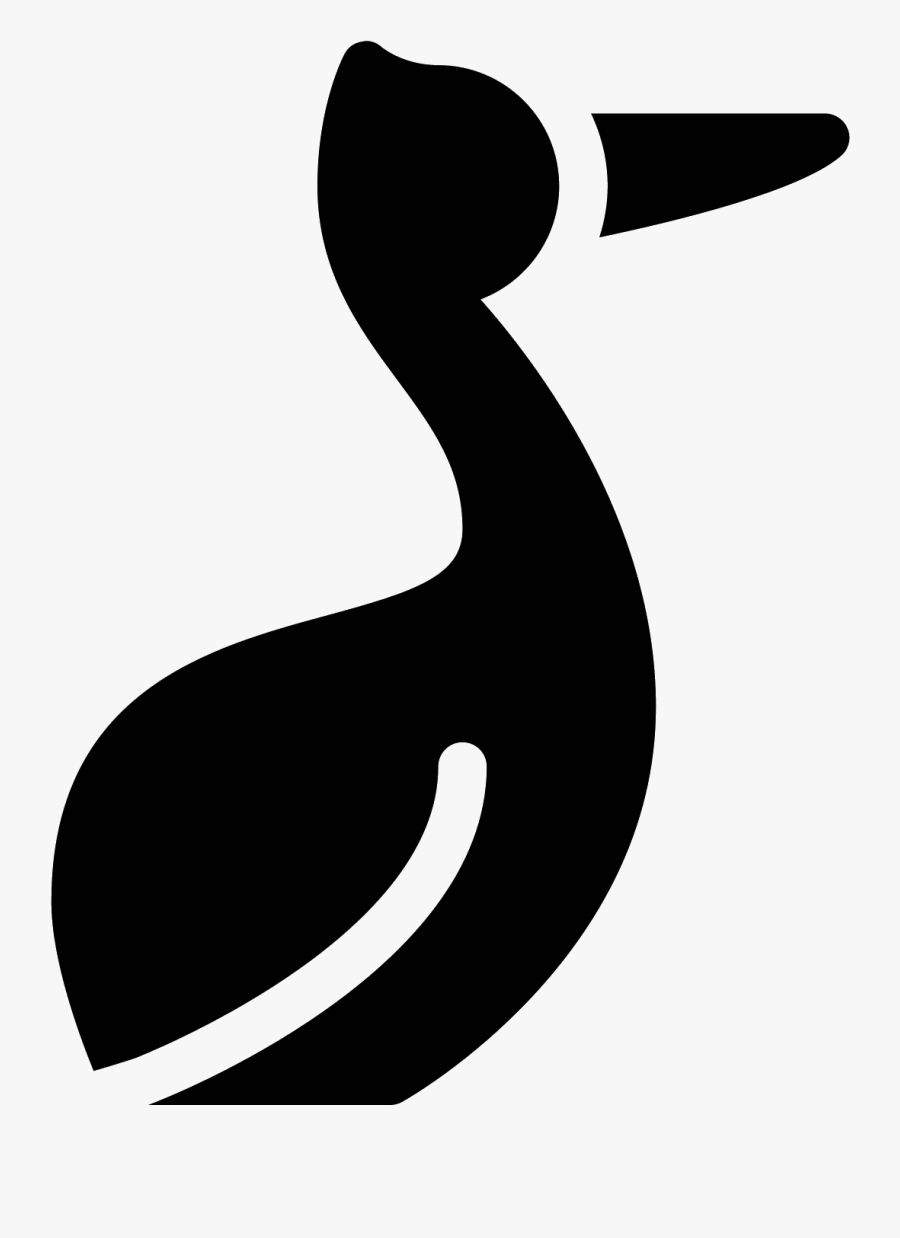 Stork Filled Icon Clipart , Png Download, Transparent Clipart