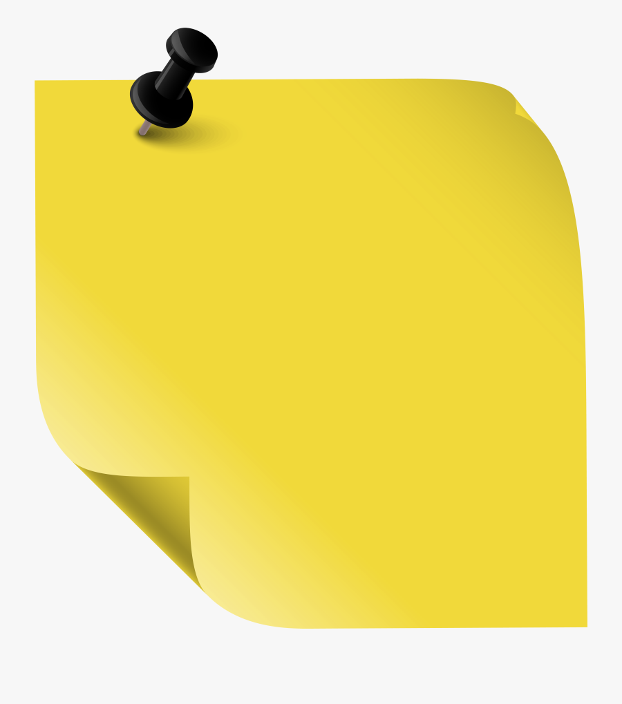 Sticky Note Yellow Png Clipart - Yellow Sticky Notes Clipart, Transparent Clipart