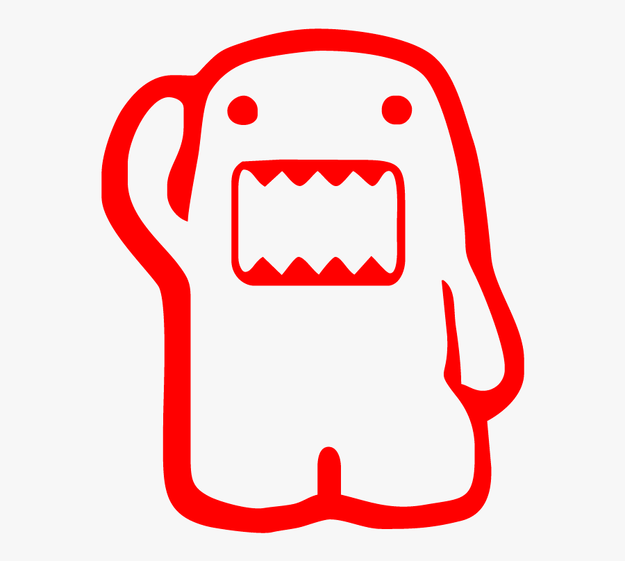 Domo Car Sticker Domestic Japanese Decal Market Clipart - Domo Kun Sticker, Transparent Clipart