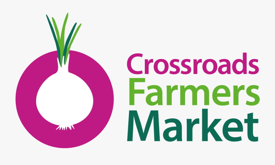 Crossroads Farmers Market Logo - Corine De Farme, Transparent Clipart