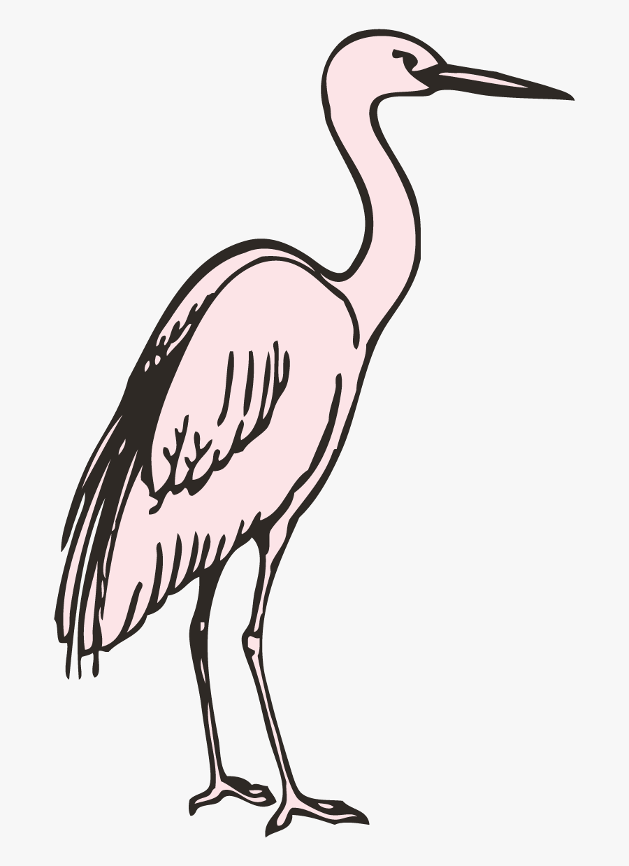Crane Clipart Stork Bird - Crane, Transparent Clipart