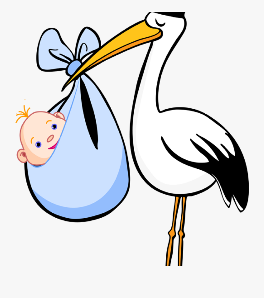 Stork Clipart Lion Clipart Hatenylo - Stork With Baby Png, Transparent Clipart