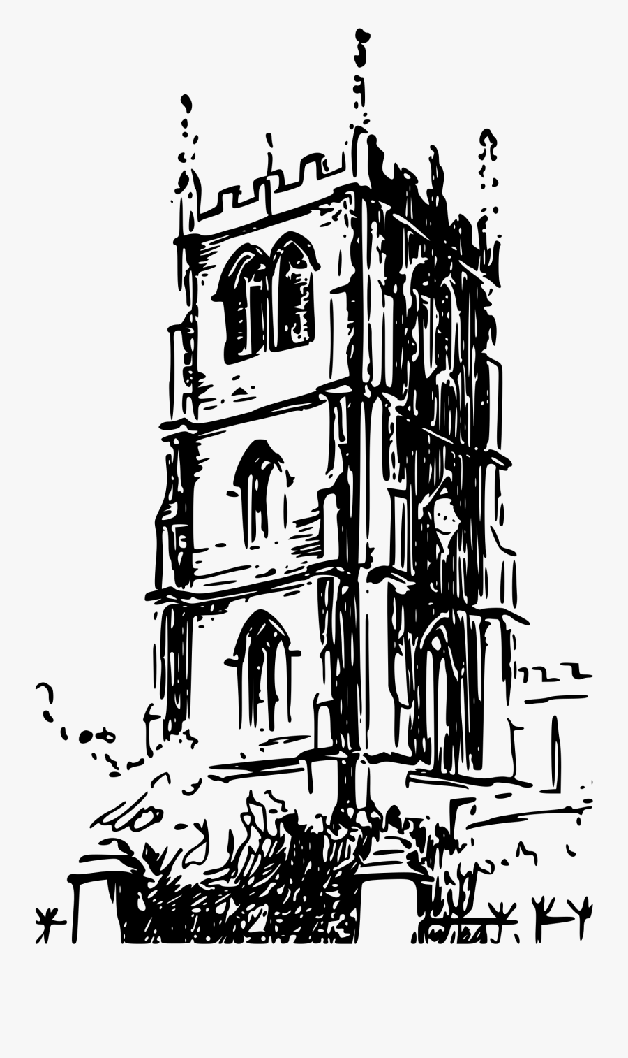 Market Clipart Church - Church Tower Png, Transparent Clipart