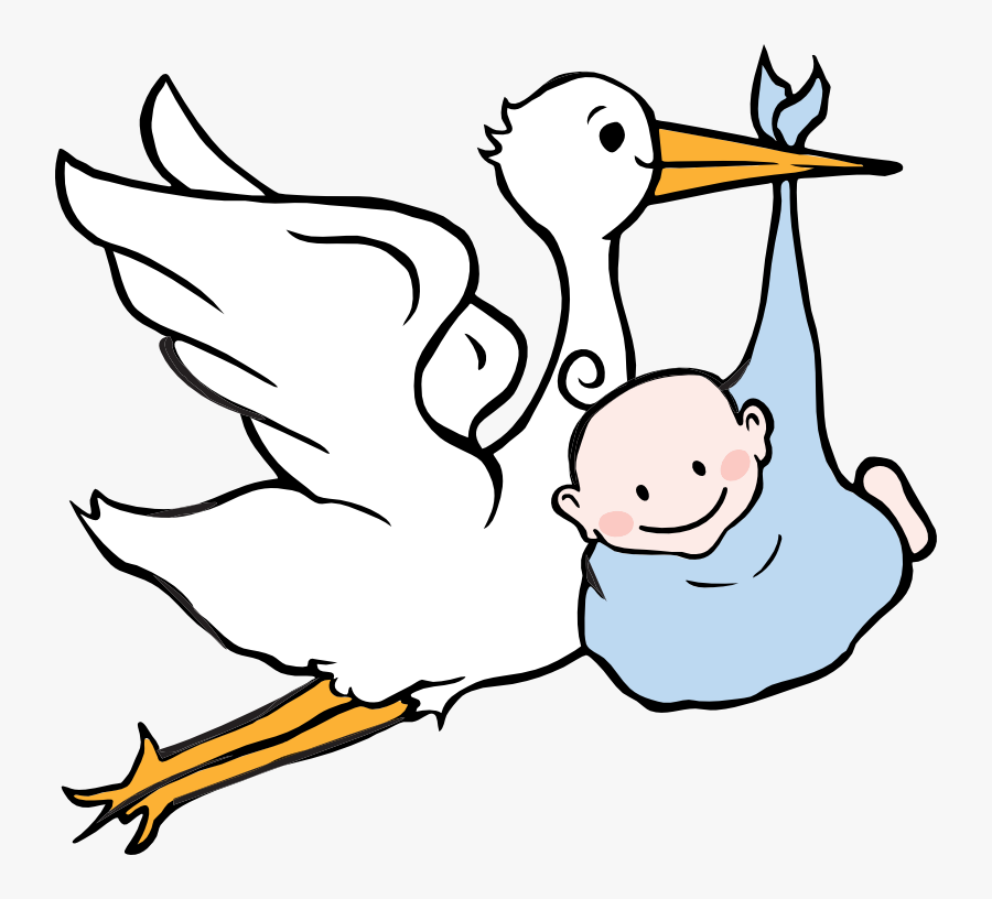 This Png File Is About Boy , Baby - Baby And Stork Clipart, Transparent Clipart