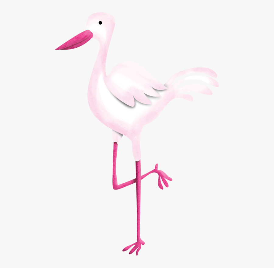 Pin By Marina On - Cartoon Baby Flamingo Clipart, Transparent Clipart