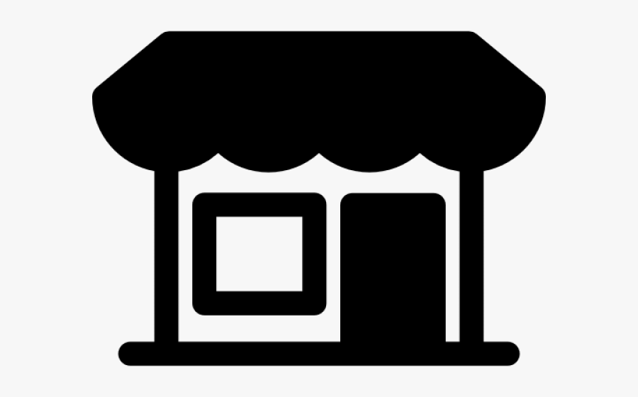 Market Clipart Grocery Store Building - Little Shop Icon, Transparent Clipart