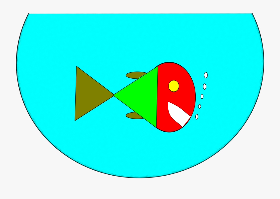 Fish In Aquarium Clip Arts - Circle, Transparent Clipart