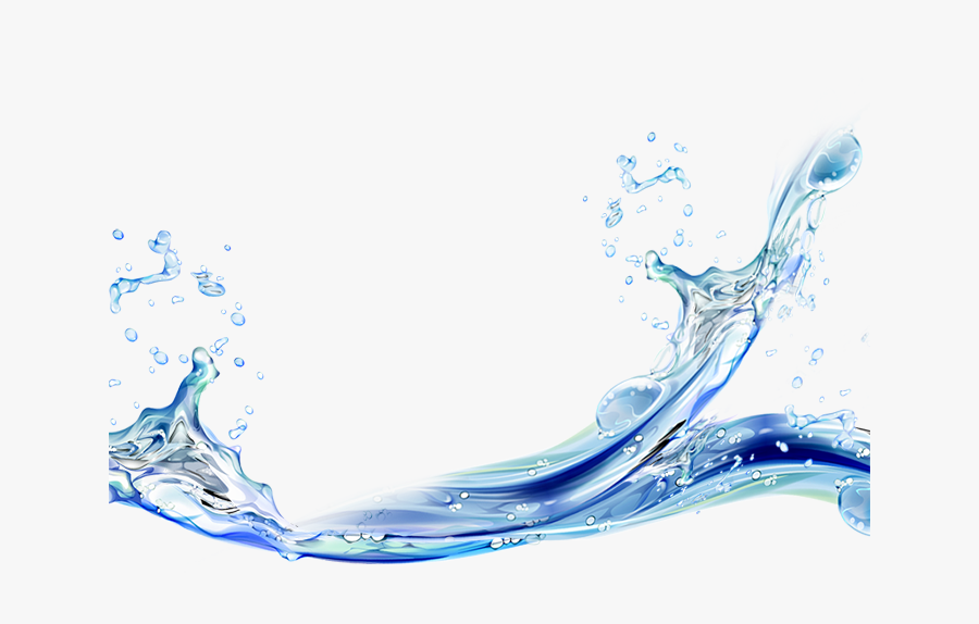 Fish Air Water Pump Aquarium Bottle Splashes Clipart - Mint Leaves With Water Png, Transparent Clipart