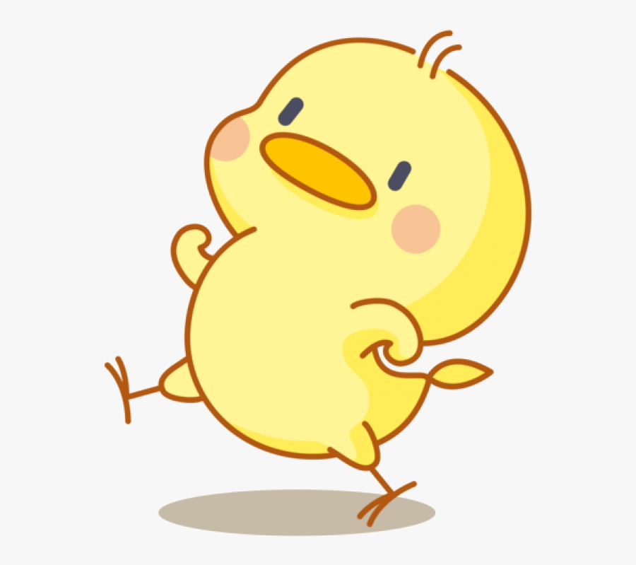 Chicken Little Yellow Cartoon Clipart Image And Transparent - Cute Chicken Clipart, Transparent Clipart