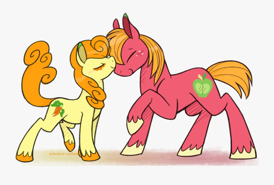 Apples And Carrots By Selective-yellow - Cartoon, Transparent Clipart