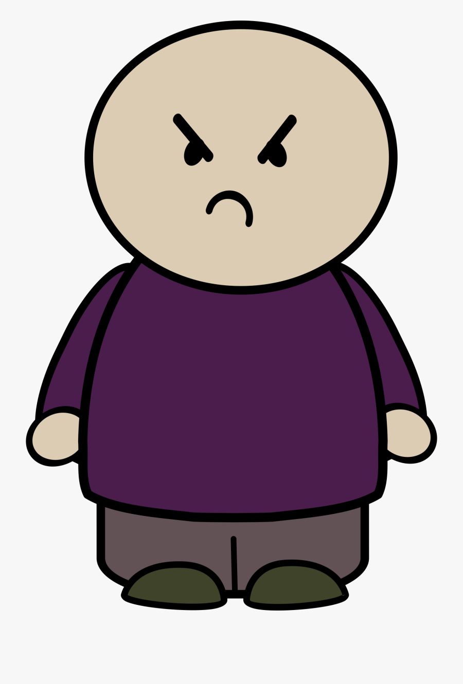 Clip Art Mad Person Clipart - Mad Person Clipart, Transparent Clipart