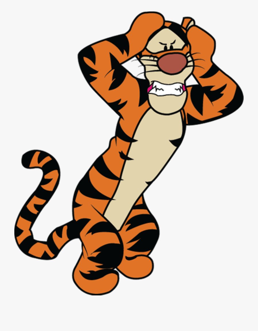 Clip Art Tiger - Winnie The Pooh Tigger Mad, Transparent Clipart