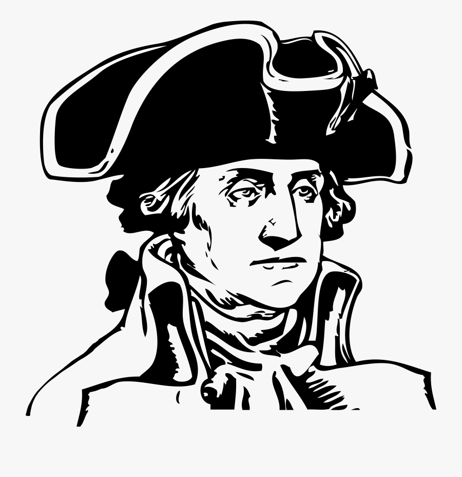 George Washington 1 - George Washington Hat Drawing, Transparent Clipart