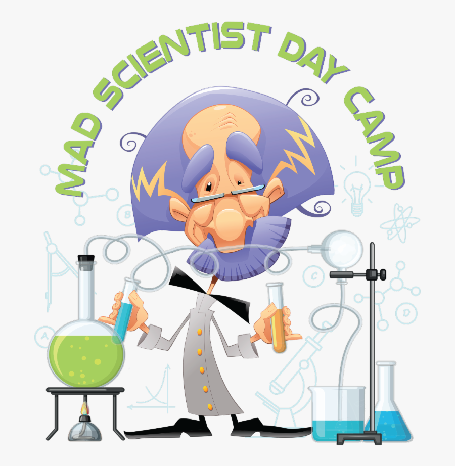 Clip Art Mad Scientist Animation - Desenho De Cientista No Laboratorio, Transparent Clipart